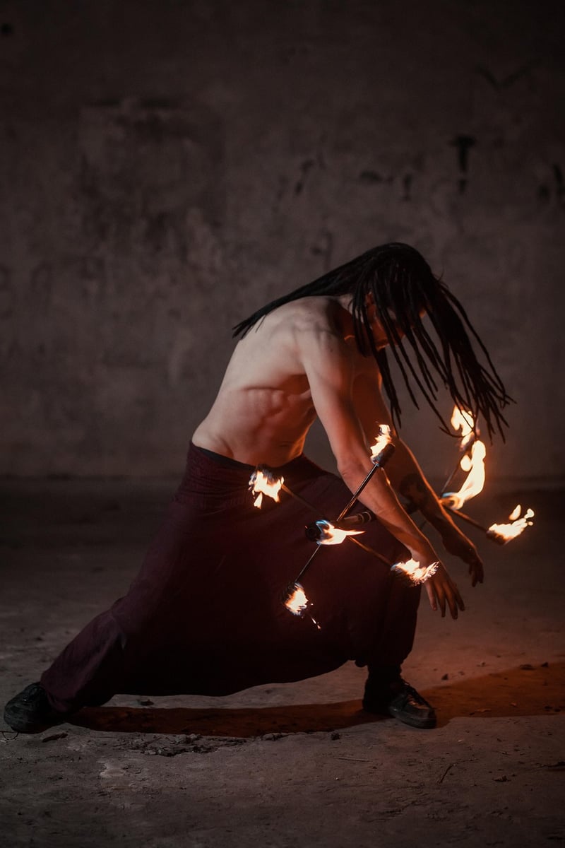 Fire Breathing Performer